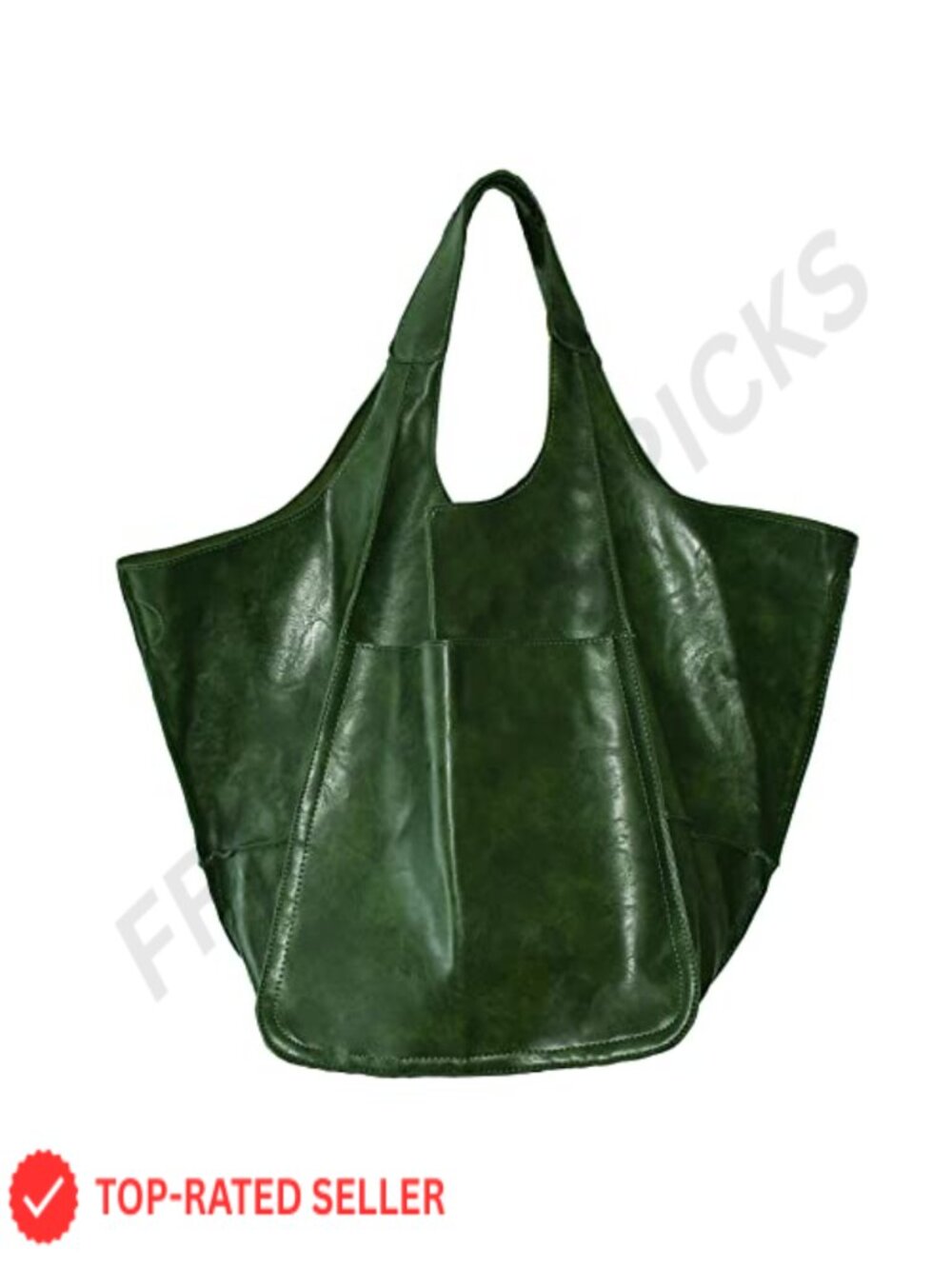 Oversized Faux Leather Tote Bag Huge Capacity Work Hobo Handbag